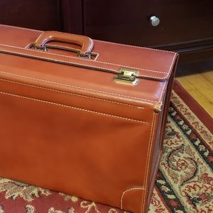 Vintage Leather Salesman Case